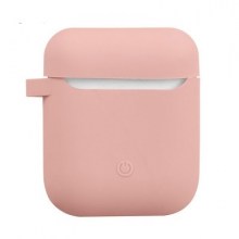 Case for airpods Silicon with buckie lightpink-min